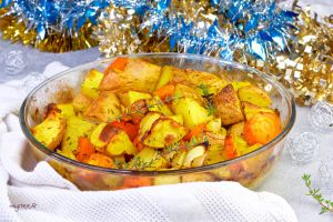 Recette Légumes rôtis de Noël VEGAN