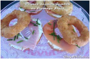 Recette Donuts au saumon ou jambon et au fromage frais