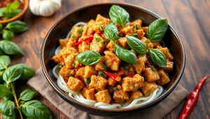 Recette Porc au basilic thaï : recette facile et rapide