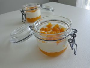 Recette Verrines d'abricots au mascarpone