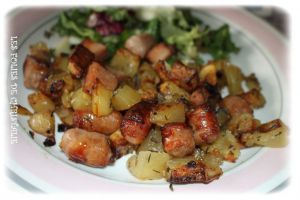 Recette Pommes de terre et saucisses à l'Airfryer