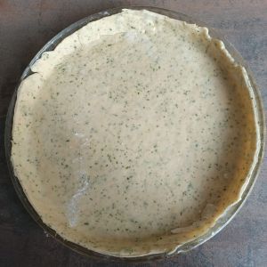 Recette Pâte brisée aux herbes (pour recette salée)