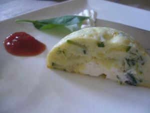 Recette Moelleux courgettes chèvre