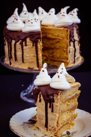 Recette Gâteau fantôme d’Halloween : vegan et terriblement bon