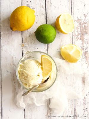 Recette Crème glacée citron-basilic