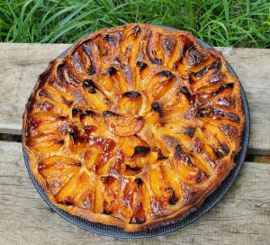 Recette Tarte aux abricots et crème d'amandes