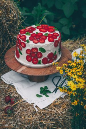 Recette Layer cake vegan à la fraise