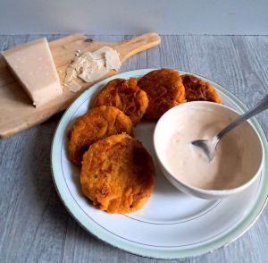 Recette Galettes de butternut au parmesan
