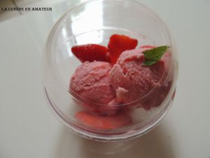 Recette Glace maison à la fraise et mascarpone