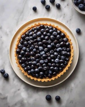 Recette Tarte aux myrtilles au Airfryer