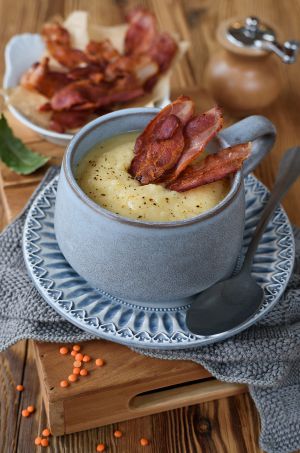 Recette Velouté chou-fleur lentilles corail