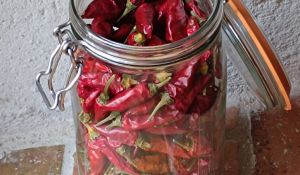 Recette Piments séchés