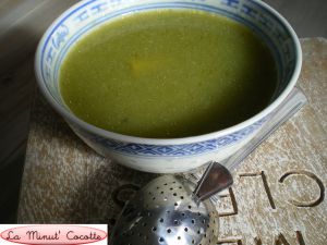 Recette Soupe verte coriandre