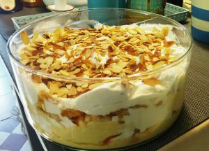 Recette Trifle aux Poires et Caramel