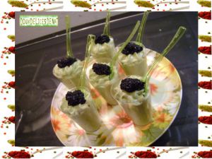 Recette Mousse d'avocat aux oeufs de lompe :