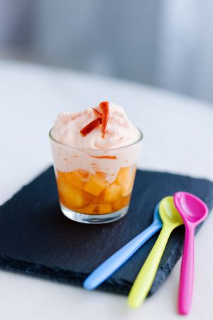 Recette Verrines melon, chèvre et chorizo