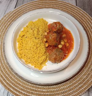 Recette Boulettes de viande sauce tomates et pois chiches