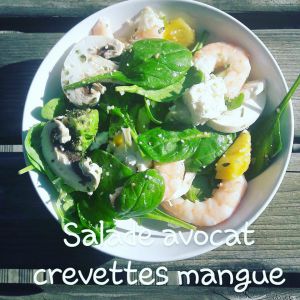 Recette Salade Avocat mangue crevettes