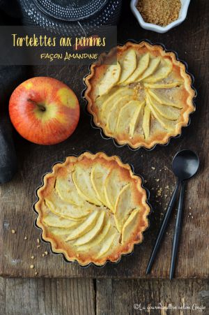 Recette Tartelettes aux pommes façon Amandine #vegan