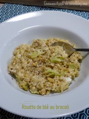 Recette Risotto de blé au brocoli