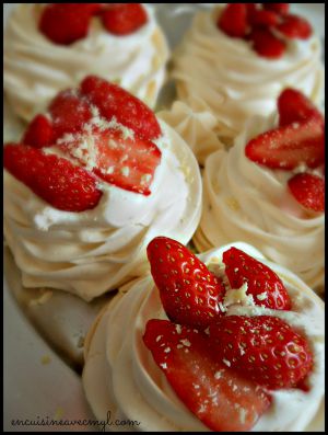 Recette Pavlova aux fraises