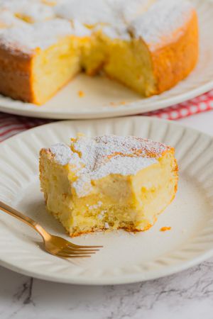 Recette Gâteau moelleux à la crème pâtissière (Torta Nua)