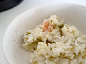 Recette Risotto crevettes & asperges vertes