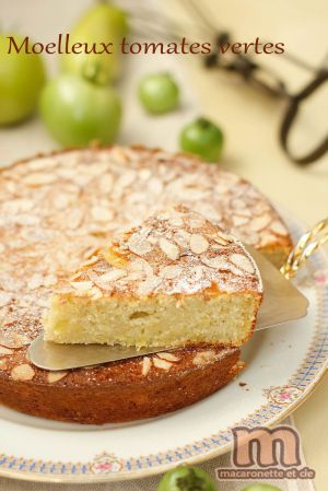 Recette Moelleux à la tomate verte