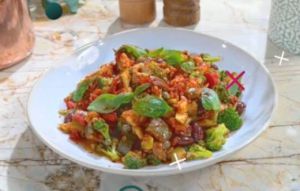 Recette Tous en cuisine avec Cyril Lignac : recette de caponata