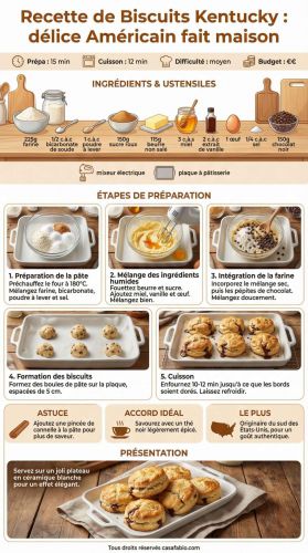 Recette Biscuits Kentucky : délice Américain fait maison