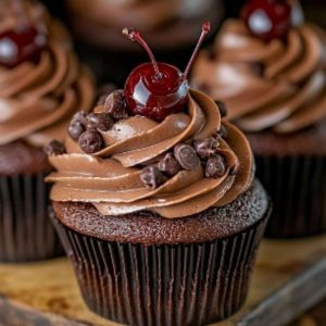 Recette Cupcakes High Hat Choco-Cerise