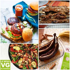 Recette Menu VG du vendredi en mode barbecue vegan