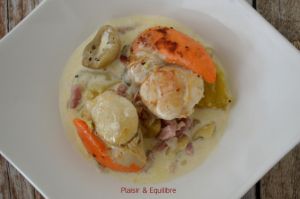 Recette Saint Jacques aux marrons