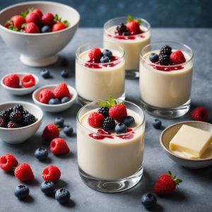 Recette Quels sont les ingrédients pour une panna cotta au chocolat blanc et fruits rouges?