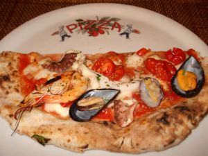 Recette Pizza aux fruits de Mer