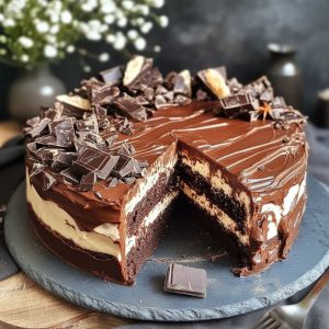 Recette Cake Marbré Chocolat-Vanille Délicieux