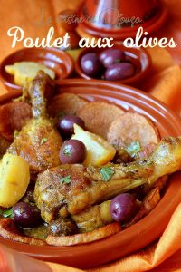Recette Tajine zitoune au poulet à la marocaine