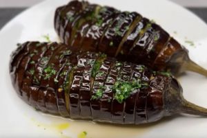 Recette Aubergine à l'ail