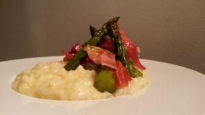 Recette Risotto aux asperges et jambon serrano