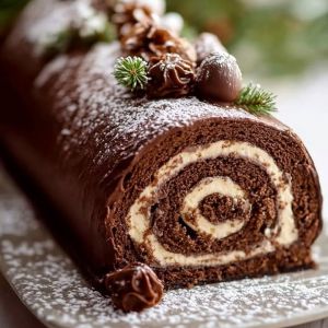 Recette Bûche Chocolat Praliné : Recette Savoureuse et Facile à Réaliser