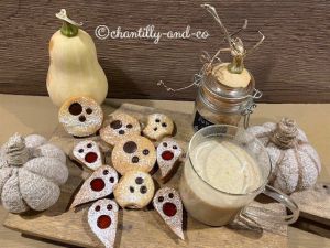 Recette Fantômes et pumpkin spice latte pour Halloween