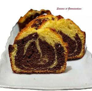 Recette Cake marbré cacao citron