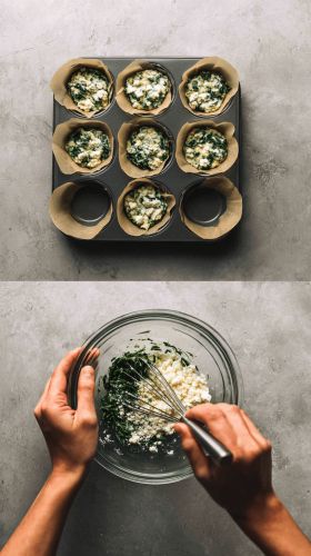 Recette Spinach Feta Egg Muffins: A Flavorful Breakfast Boost