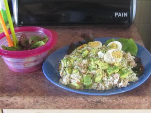 Recette Et vous-Salade de Riz à l'Avocat de Maryse