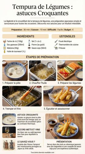 Recette Tempura de Légumes : astuces Croquantes