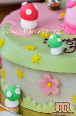 Recette Gâteau Princesse Peach sur base de Napolitain maison