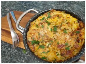 Recette Galettes de pommes de terre aux lardons