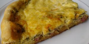 Recette Quiche lardons et persil