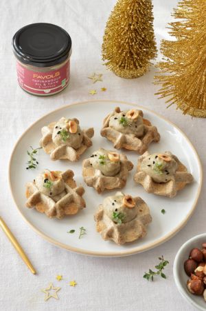 Recette Gaufres de sarrasin à la noisette #Noël #vegan