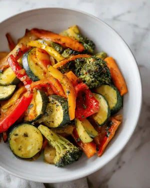 Recette Légumes sautés au Airfryer